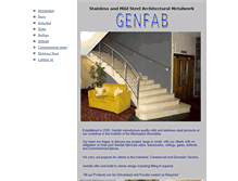 Tablet Screenshot of genfab.ie
